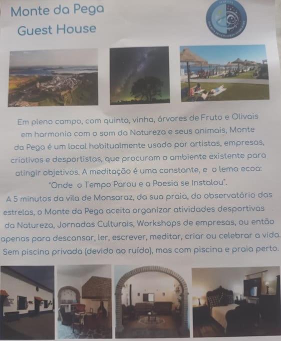Monte Da Pega Hotel Monsaraz Eksteriør billede